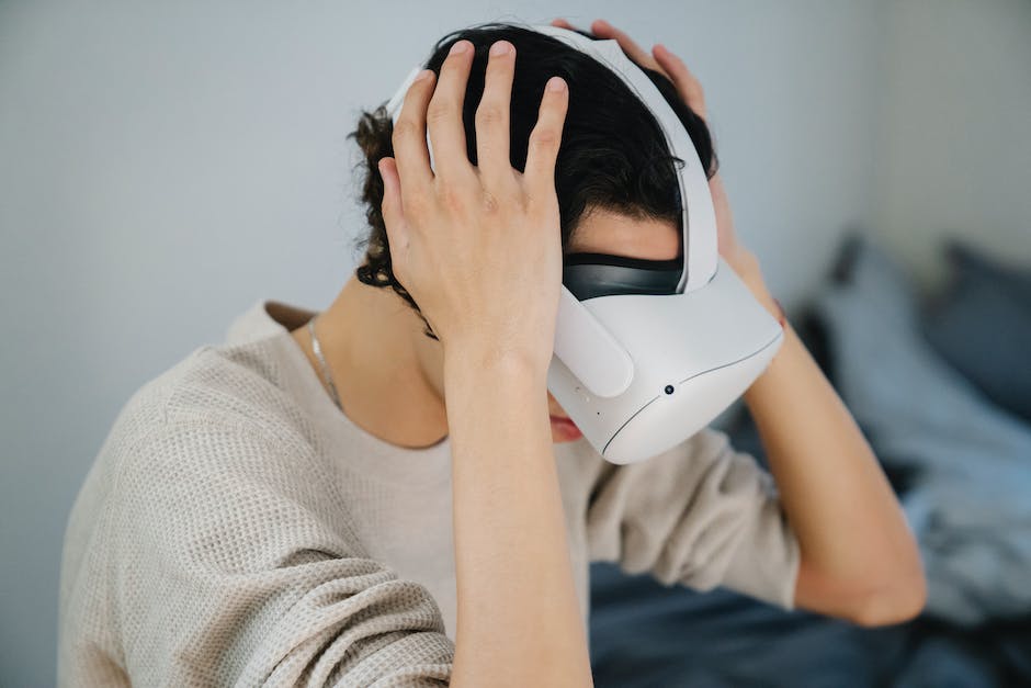 A visually impaired individual experiencing interactive images on a website